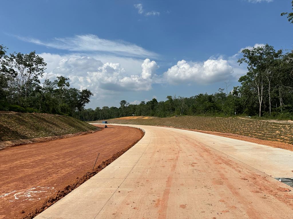 Brantas Abipraya Kebut Pembangunan Jalan Tol Bayung Lencir - Tempino Seksi 3