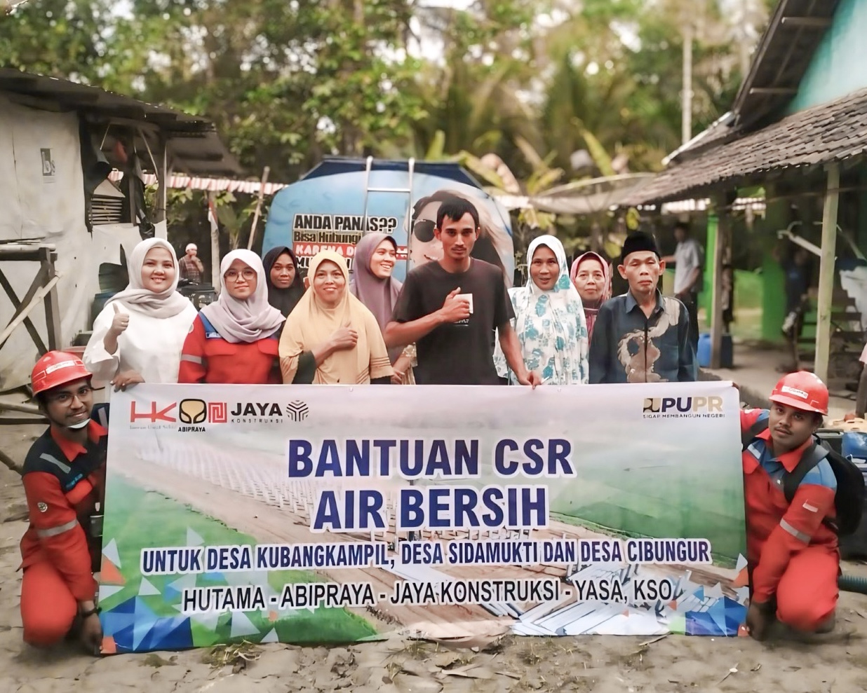 Dokumentasi CSR Bantuan Air Bersih